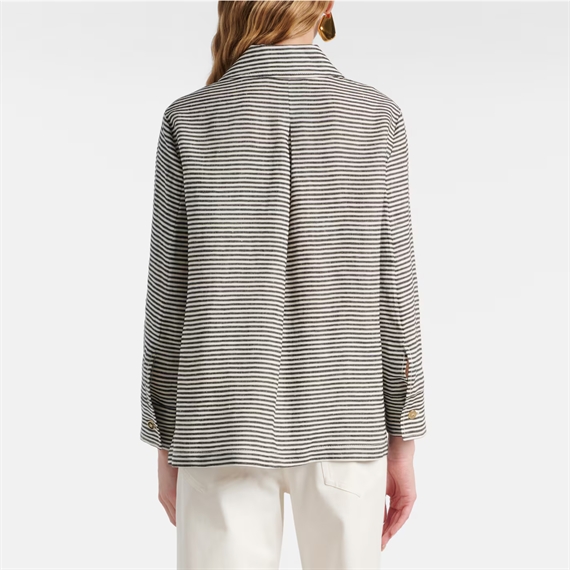 \'S Max Mara ZAMIA Skjorte, Black Stripe